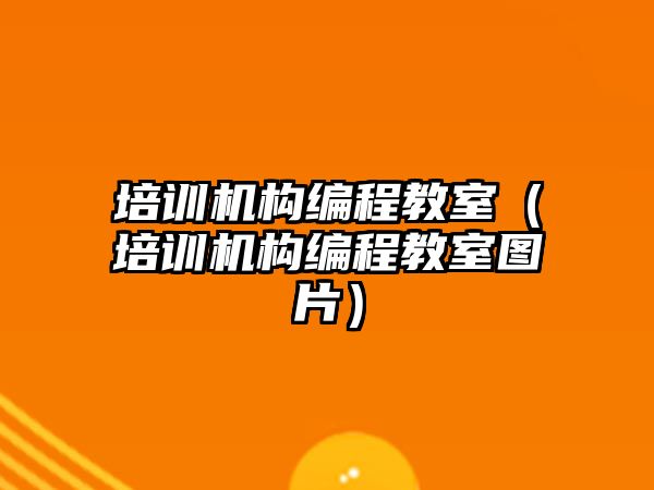 培訓機構編程教室（培訓機構編程教室圖片）